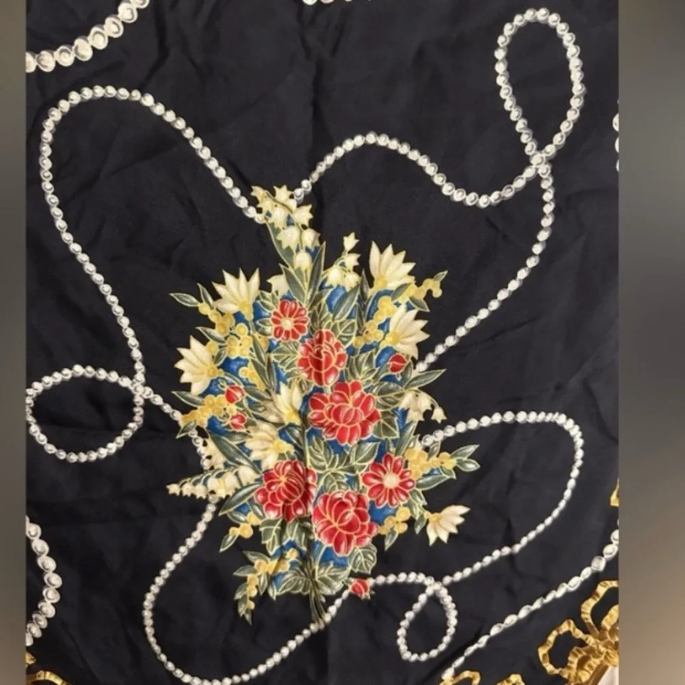 CHRISTIAN DIOR SCARF 100% Silk w/TAG Size 34” X36”